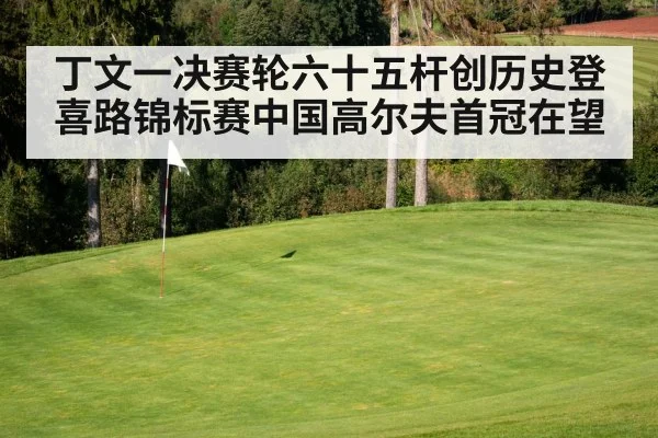 丁文一决赛轮六十五杆创历史登喜路锦标赛中国高尔夫首冠在望